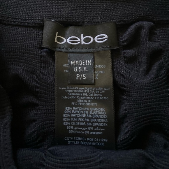 Bebe Textured Bodycon Skirt - Picture 3 of 5